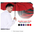 Windproof Automatic Double Umbrella Rain Women 3Fold Female Male 10 Bone Car Luxury Large Business Umbrellas Men Gift Parasol